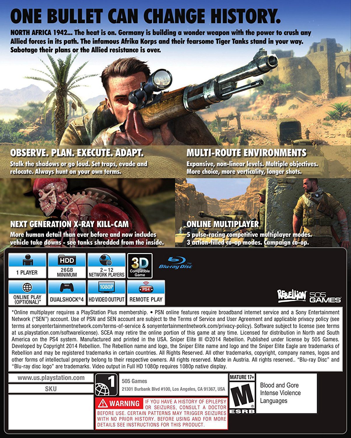 SNIPER ELITE III ULTIMATE EDITION - Image 2
