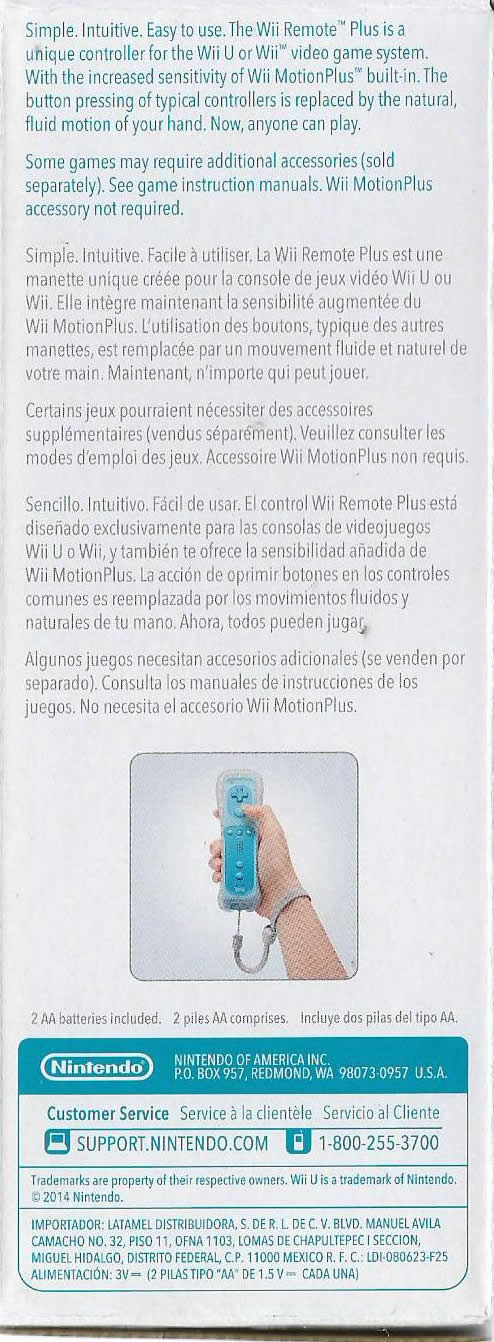 WII U REMOTE PLUS BLUE - Image 2