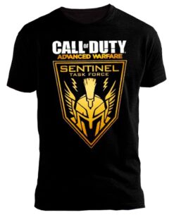 PLAYERA CALL OF DUTY ADVANCED WARFARE LOGO SENTINEL NEGRA MEDIANA