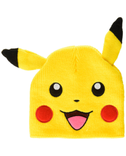 GORRO BEANIE POKEMON ROSTRO PIKACHU AMARILLO