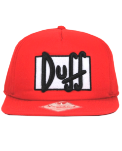 GORRA SNAPBACK SIMPSONS DUFF ROJA
