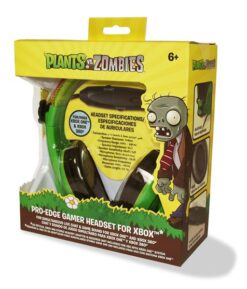 HEADSET XBOX ONE PLANTS VS ZOMBIES PRO-EDGE GAMING VERDE Y NEGRO