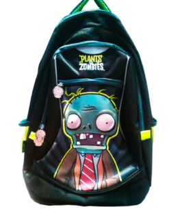 MOCHILA PLANTS VS ZOMBIES