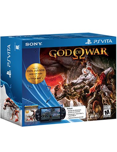 CONSOLA PLAYSTATION VITA SLIM NEGRO CON GOD OF WAR COLLECTION