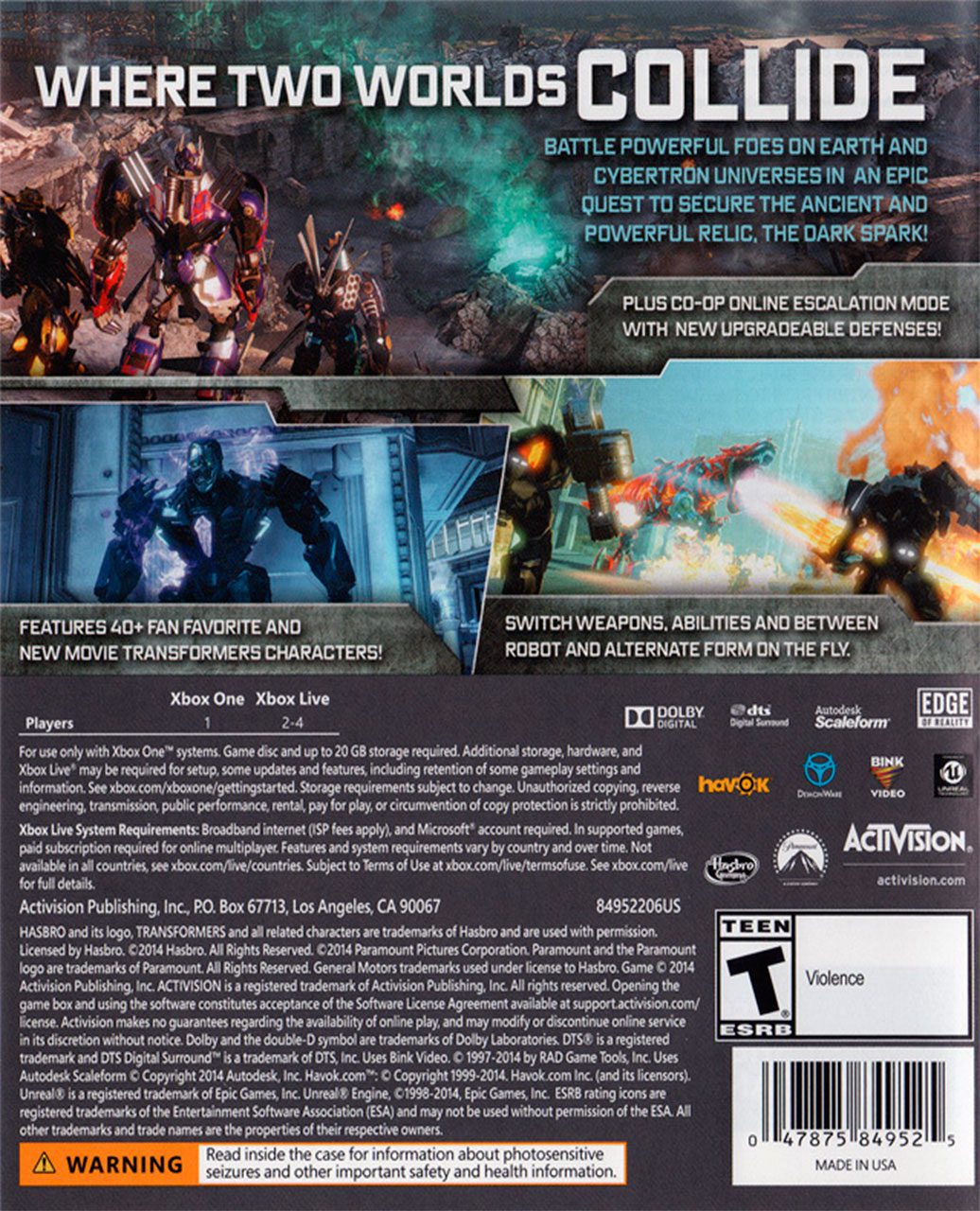 TRANSFORMERS RISE OF THE DARK SPARK - Image 2