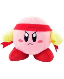PELUCHE KIRBY PELEADOR 15 CM