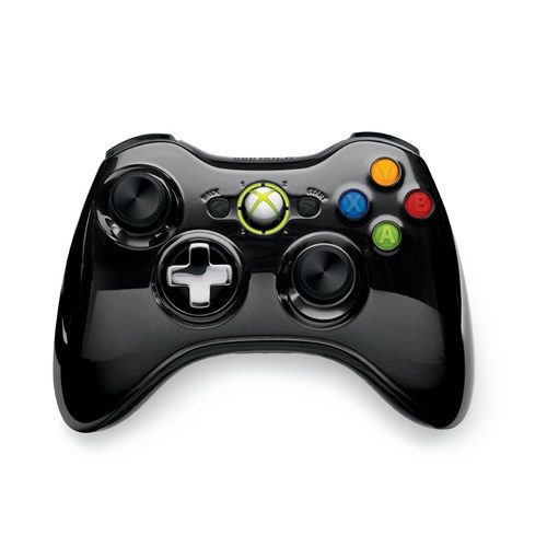 CONTROL XBOX 360 INALAMBRICO CHROME BLACK