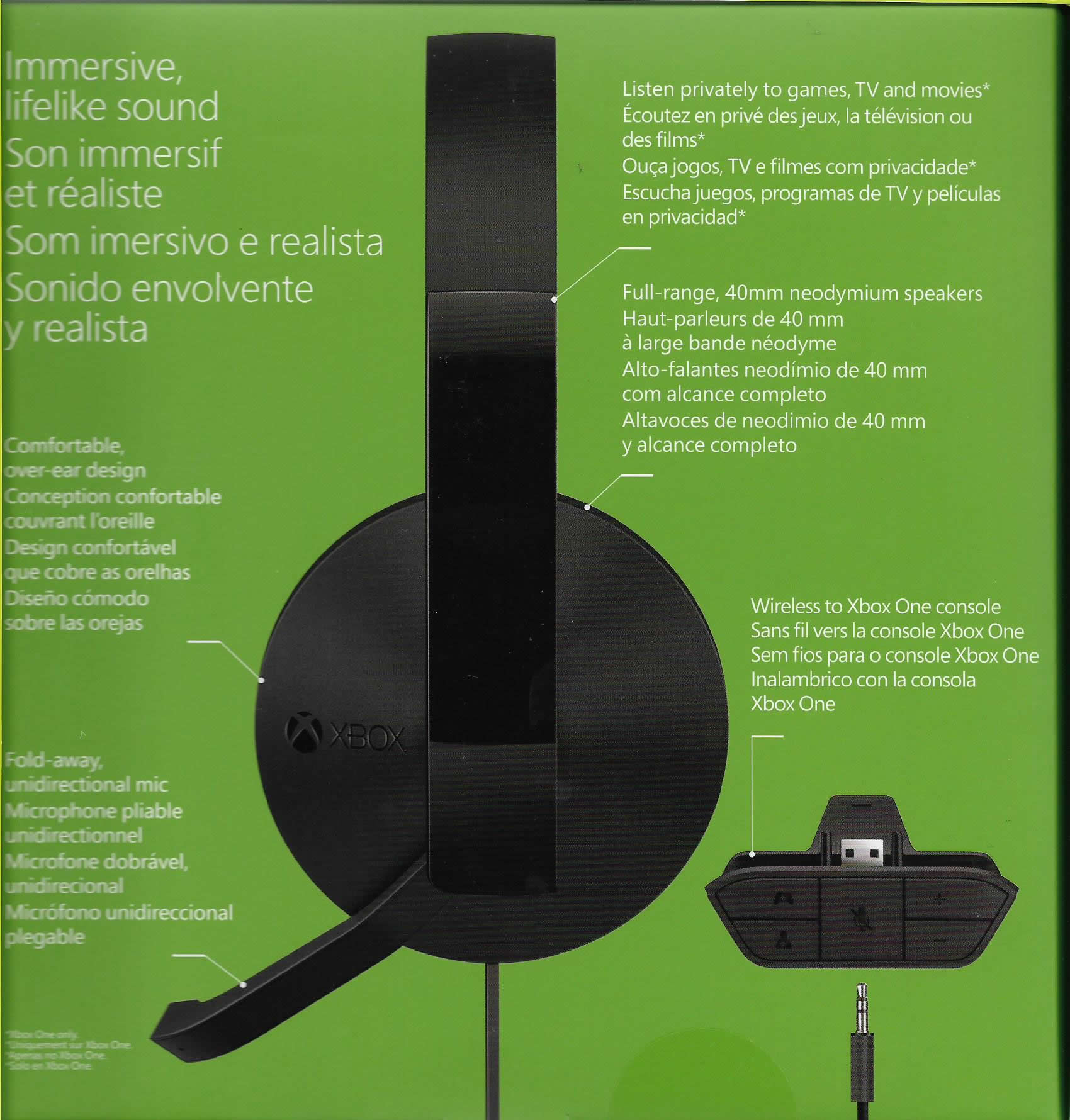 HEADSET XBOX ONE NEGRO - Image 2