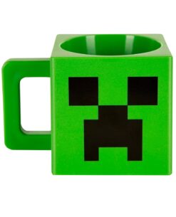 TAZA DE PLASTICO MINECRAFT ROSTRO CREEPER VERDE