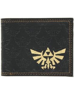 CARTERA ZELDA LOGO TRIFUERZA NEGRA