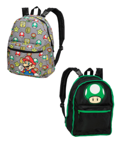 MOCHILA REVERSIBLE SUPER MARIO ITEMS