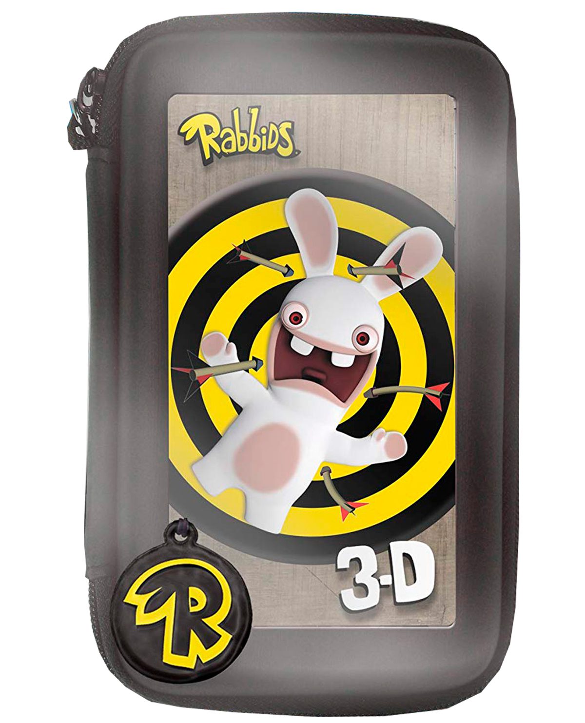 ESTUCHE RIGIDO NINTENDO 3DS RABBIDS GRIS
