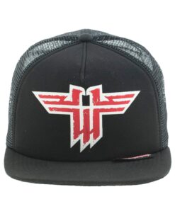 GORRA TRUCKER WOLFENSTEIN LOGO NEGRA