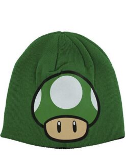 GORRO BEANIE SUPER MARIO HONGO VERDE