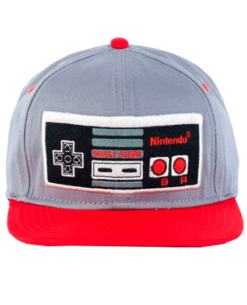 GORRA SNAPBACK NINTENDO CONTROL NES GRIS