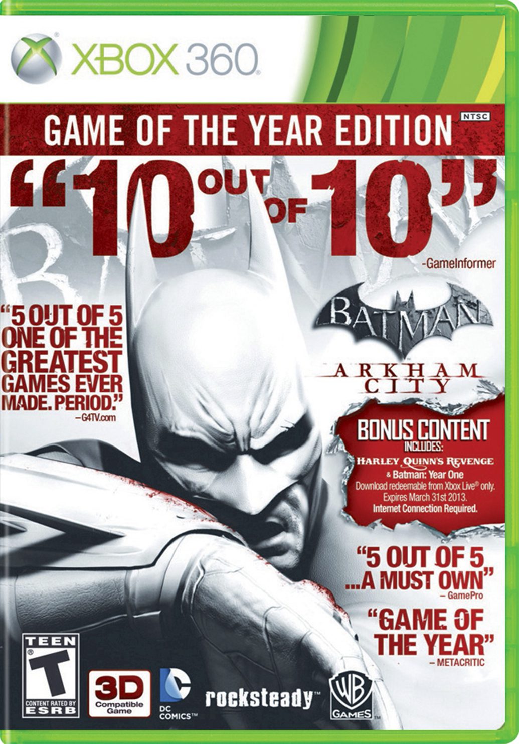 BATMAN ARKHAM CITY GOTY