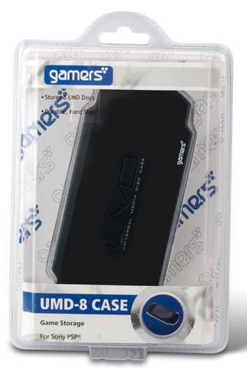 PROTECTOR PARA DISCOS PSP UMD 8 NEGRO