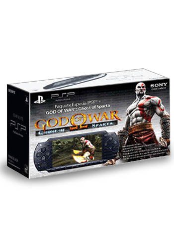 CONSOLA PSP NEGRO CON GOD OF WAR GHOST OF SPARTA