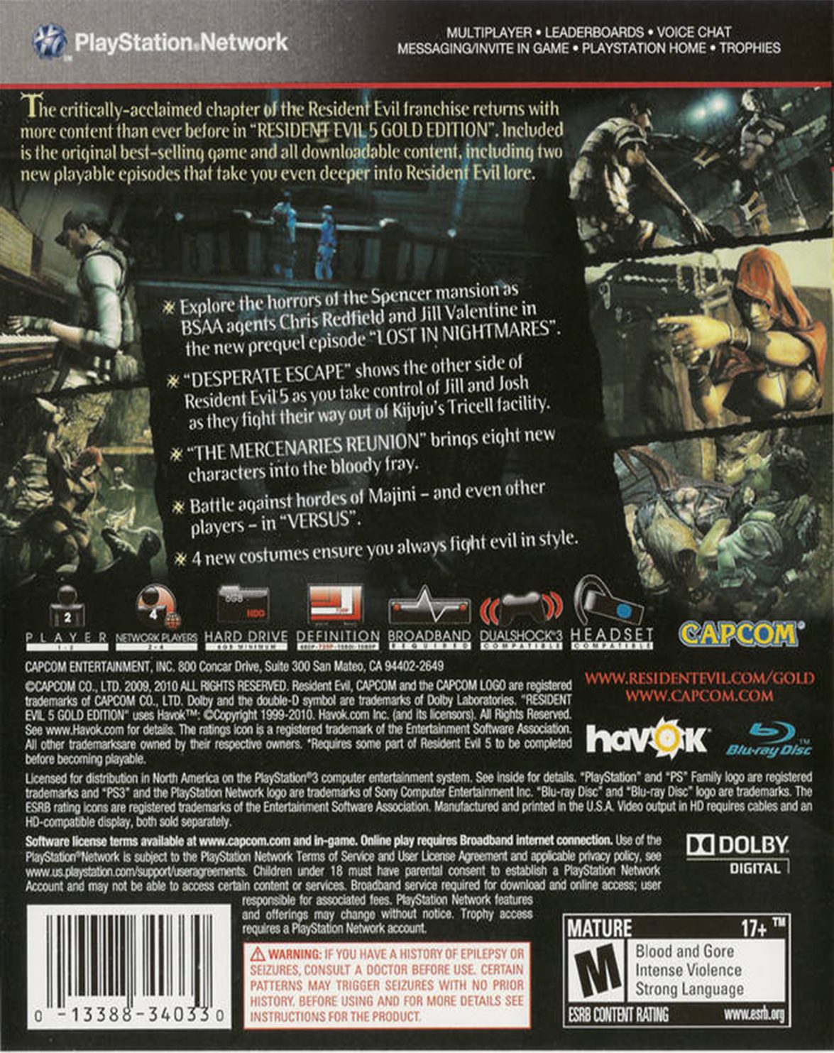 RESIDENT EVIL 5 GOLD EDITION - Image 2
