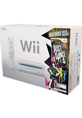 CONSOLA NINTENDO WII BLANCO CON JUST DANCE 4