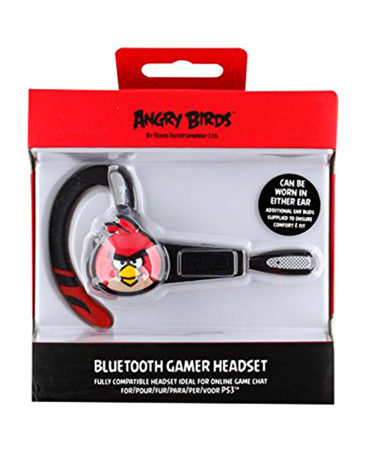 HEADSET PLAYSTATION 3 ANGRY BIRDS BLUETOOTH NEGRO - Image 2