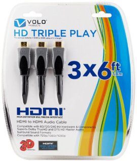 CABLE HDMI VALUE PACK 3X1