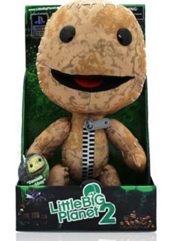 PELUCHE LITTLE BIG PLANET 2 SACKBOY CAFE 25 CM