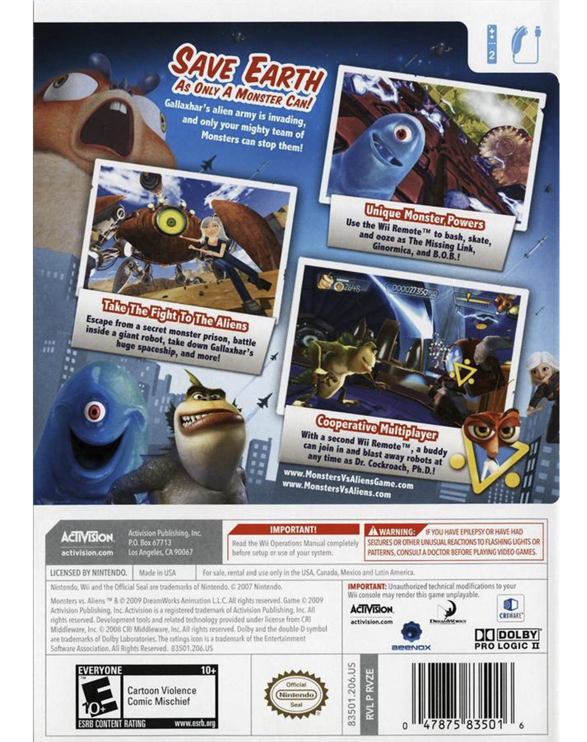 MONSTERS VS ALIENS - Image 2