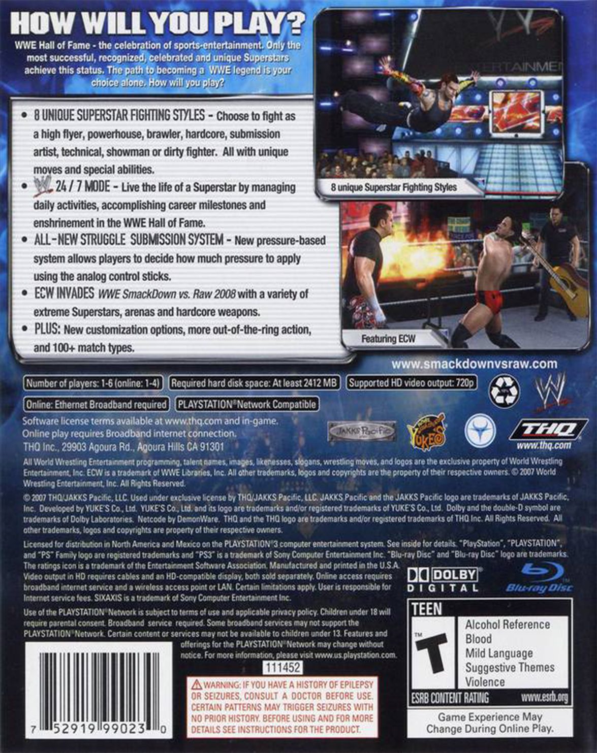 WWE SMACKDOWN VS RAW 08 - Image 2