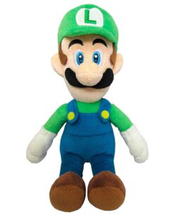 PELUCHE MARIO BROS LUIGI SENTADO 15 CM