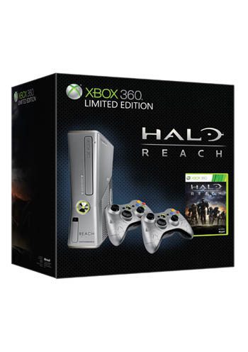 CONSOLA XBOX 360 SLIM HALO REACH EDICION LIMITADA