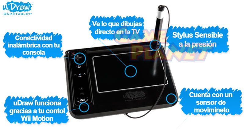 UDRAW GAME TABLET BUNDLE BLACK - Image 2