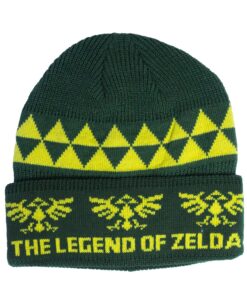 GORRO BEANIE THE LEGEND OF ZELDA LOGO VERDE