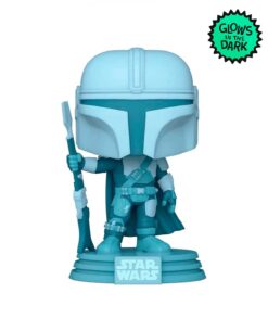 FIGURA POP STAR WARS MANDALORIAN DARK TROOPER WITH CHILD