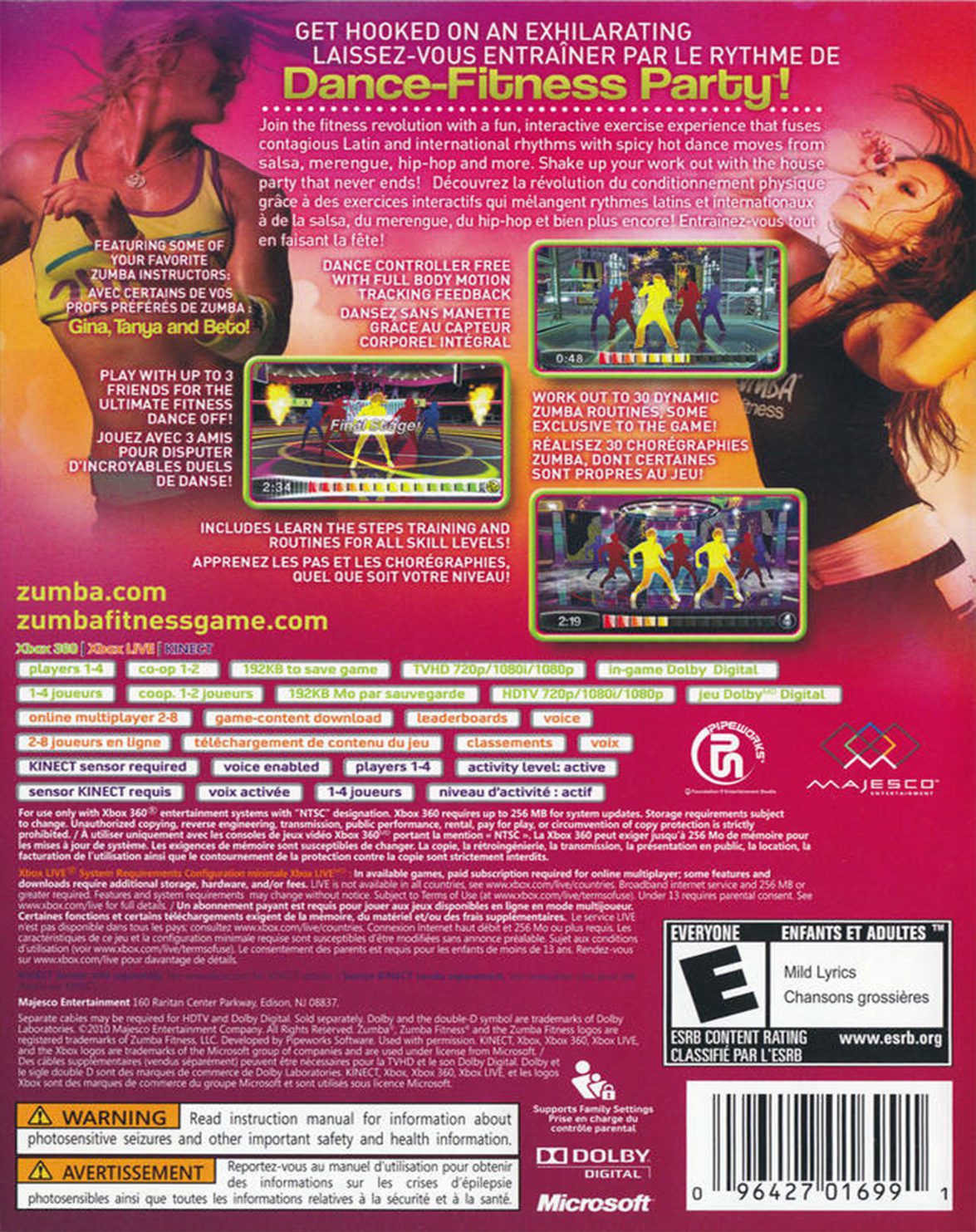 ZUMBA FITNESS KINECT - Image 2