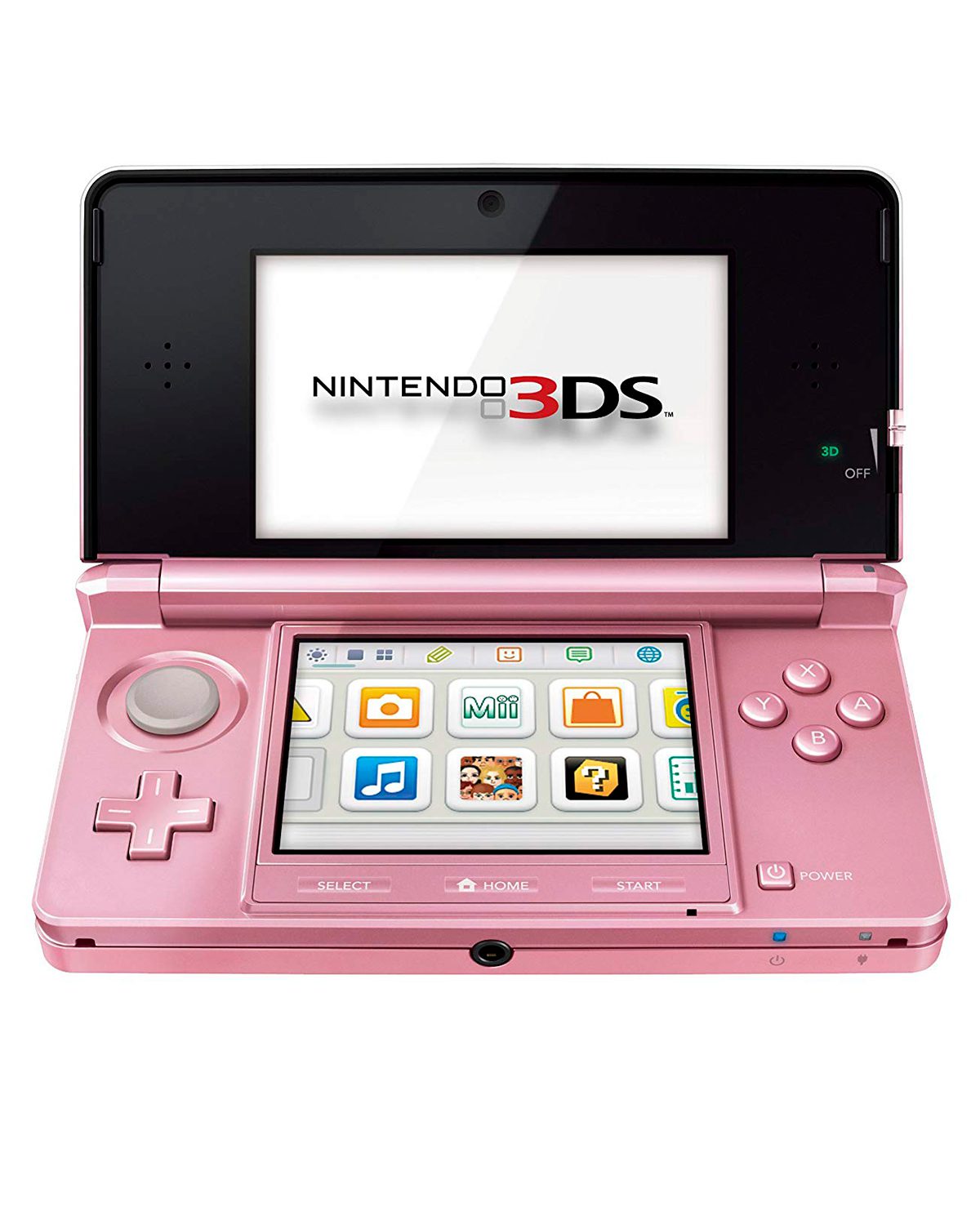CONSOLA NINTENDO 3DS ROSA PERLA CON NINTENDOGS CATS FRENCH BULLDOG - Image 2