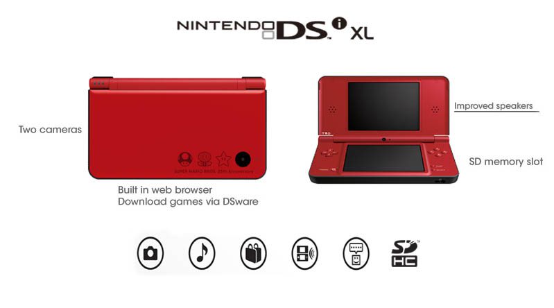 CONSOLA NINTENDO DSI XL SUPER MARIO 25 ANIVERSARIO EDICION LIMITADA - Image 4