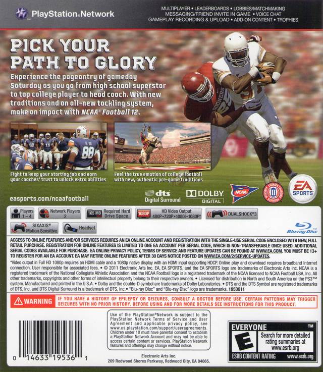 NCAA FOOTBALL 12 - Image 2