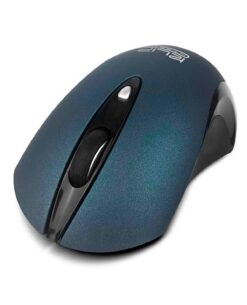 Klip Xtreme GhosTouch KMW-400 - Mouse - ergonomic - optical - 3 buttons - wireless - 2.4 GHz - USB wireless receiver - blue