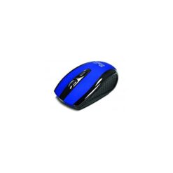 Klip Xtreme KMW-340 - Mouse - right-handed - optical - 6 buttons - wireless - 2.4 GHz - USB wireless receiver - blue