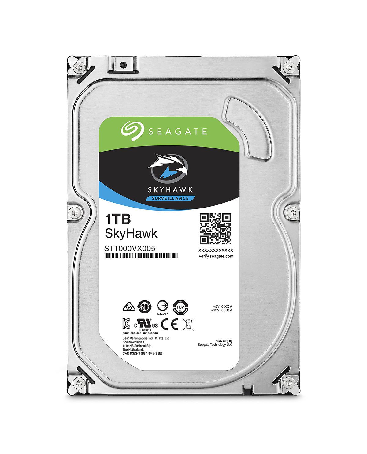 DISCO DURO SEAGATE SKYHAWK 3.5 1TB SATA III 64MB CACHE