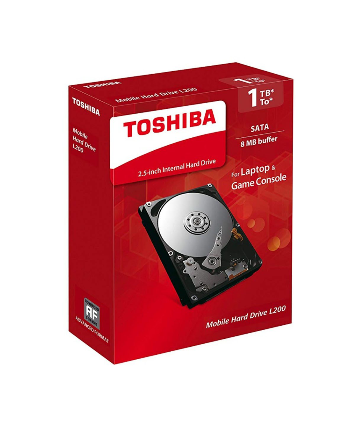 DISCO DURO TOSHIBA L200 2.5 1TB SATA III 5400RPM 128MB CACHE