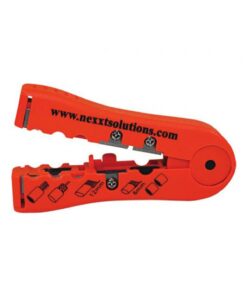 PINZA PELADORA Y CORTADORA DE CABLES NEXXT SOLUTIONS ROJA