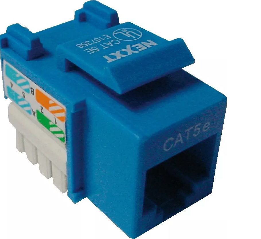 Nexxt Modular insert RJ45 blue 1 port