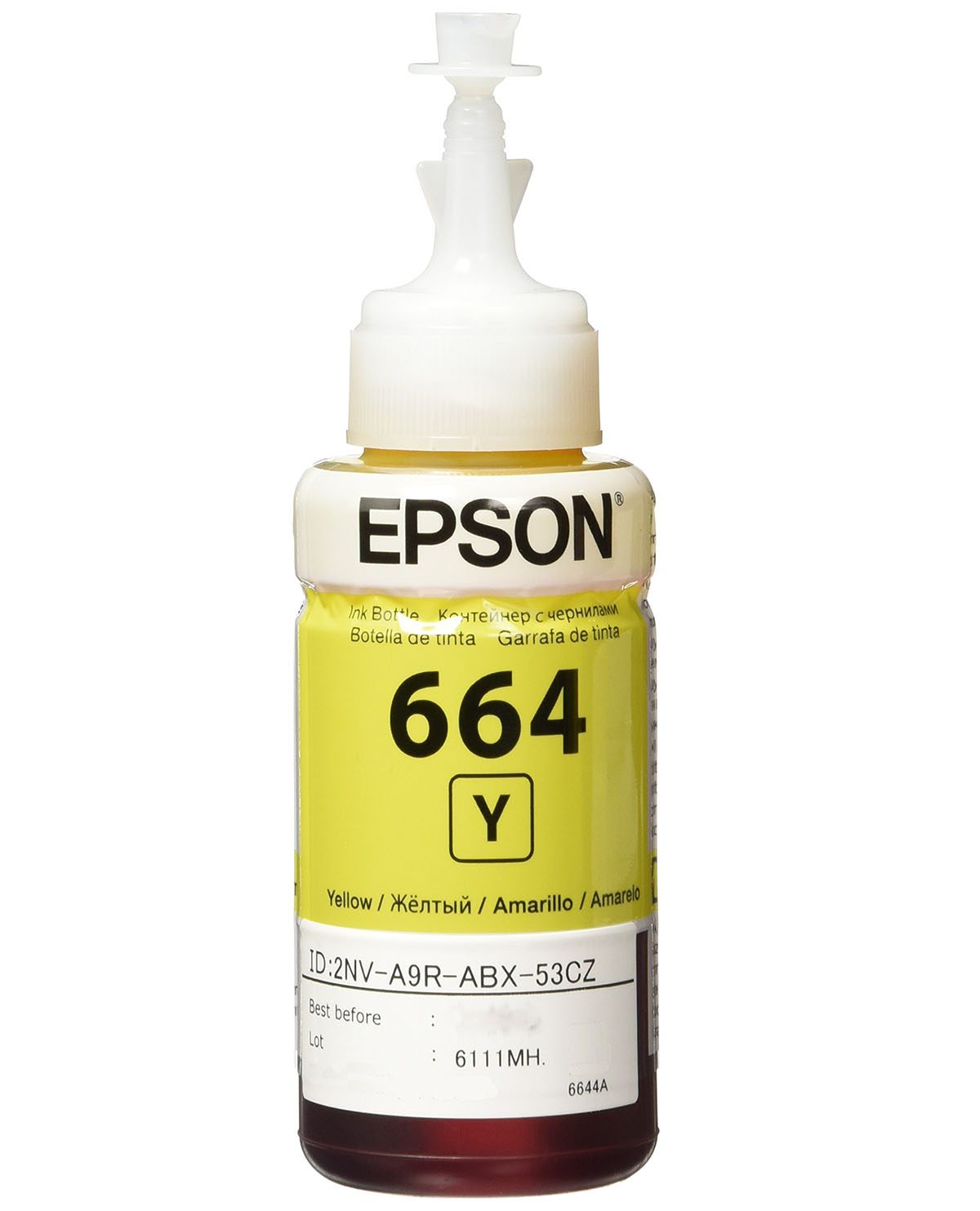 BOTELLA DE TINTA EPSON T664 AMARILLA