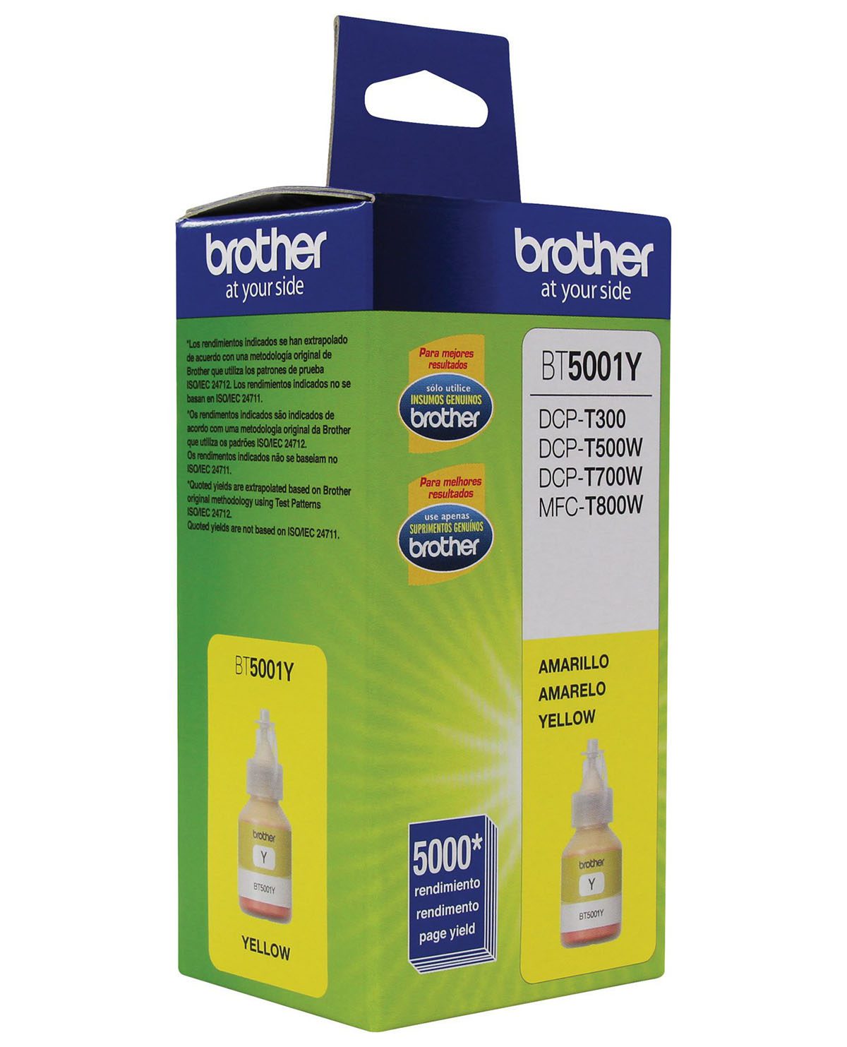 BOTELLA DE TINTA BROTHER BT5001Y AMARILLO - Image 2