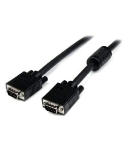 35 ft Coax High Resolution Monitor VGA Cable  HD15 M/M  VGA cable  HD15 VGA M to HD15 VGA M  10.7 m  molded  black