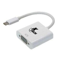 Xtech - Display adapter - USB Type C - VGA - White