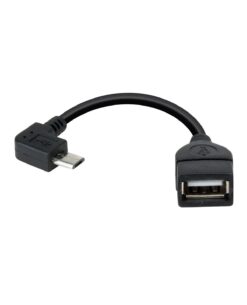Xtech XTC360 - Data adapter - USB (F) to Micro-USB Type B (M) - 13.5 cm - angled connector