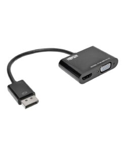 Tripp Lite DisplayPort to HDMI VGA Adapter Converter 4K x 2K @ 2430Hz DP to HDMI VGA DPort 1.2 Video converter DisplayPort HDMI